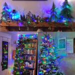 Multicolor 66Ft Christmas Lights Synchronized to Music