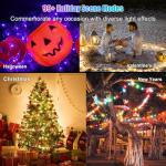 RGB Smart IC String Lights with Music Sync 16FT