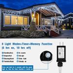 32.8ft 400 LED Music Sync Icicle Lights