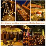 Blingstar 49.2 Ft LED Music Sync Icicle Lights