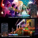 RGB Smart IC String Lights with Music Sync 16FT