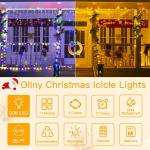 Ollny 306 LED Color Changing Icicle Lights