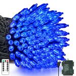 TCamp 33FT Blue Music-Synced LED Christmas Lights