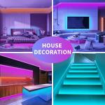 100ft Music Sync LED Strip Lights with App Control