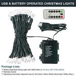 TCamp 33FT Blue Music-Synced LED Christmas Lights