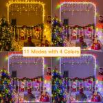 Ollny 306 LED Color Changing Icicle Lights