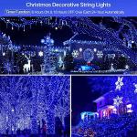 TCamp 33FT Blue Music-Synced LED Christmas Lights