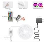 100ft Music Sync LED Strip Lights with App Control