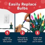 50 Ct. Multi-Color Twinkling Christmas Lights