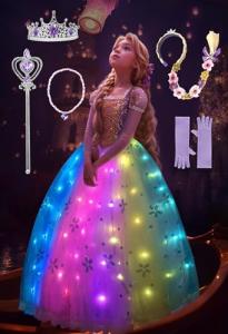 Musical Sync Princess Dress with RGB Lights