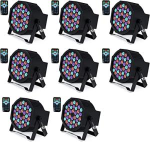 Missyee 36 RGB LED Music Sync Lights - 8 Pack
