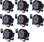 Missyee 36 RGB LED Music Sync Lights - 8 Pack
