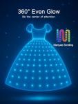 Musical Sync Princess Dress with RGB Lights