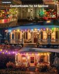 Smart RGB C9 Christmas Lights, 115FT, 150 LEDs
