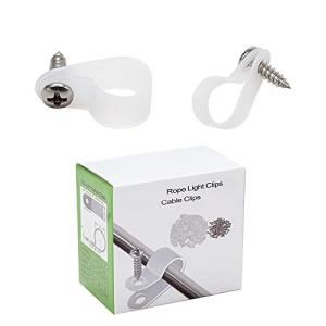 Rope Light Clips with Screws for Outdoor Setup