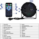 Music-Synced LED Stage Lights for Parties