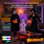33Ft Smart RGB Globe String Lights with Music Sync