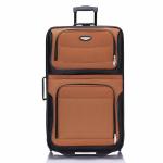 Orange Amsterdam Rolling Luggage - Large Size