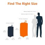 AmazonBasics Black 35-Inch Rolling Duffle Bag