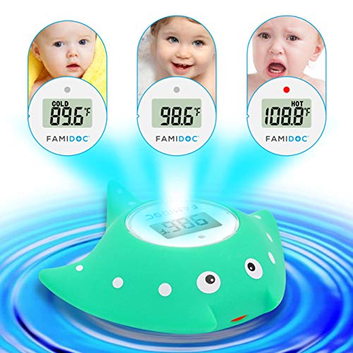 Famidoc FDTH-V0-22 Baby Bath and Room Thermometer
