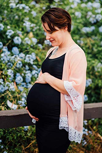 Summer Sleeveless Maternity Dress - Black