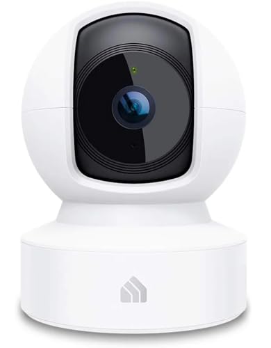 Kasa Indoor Pan/Tilt Smart Security Camera, 1080p HD Dog Camera 2.4GHz with Night Vision, Motion Detection for Baby and Pet Monitor