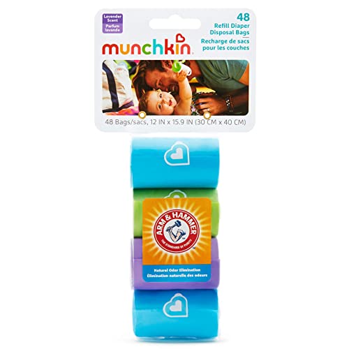 Munchkin Diaper Bag Refills - 48 Bags, 4 Pack