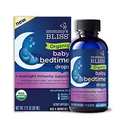 Organic Baby Bedtime Drops, Overnight Immunity Support