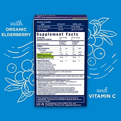 Organic Baby Bedtime Drops, Overnight Immunity Support