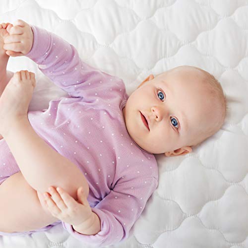 Waterproof Fitted Mattress Pad for Pack and Play