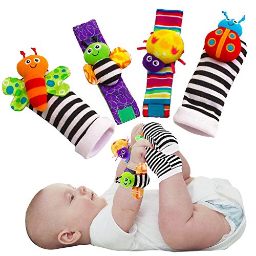 Rattle Socks: Baby Learning Toys 3-12 Months
