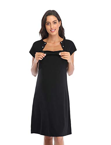 Soanhoo Maternity Nursing Dress for Labor and Breastfeeding