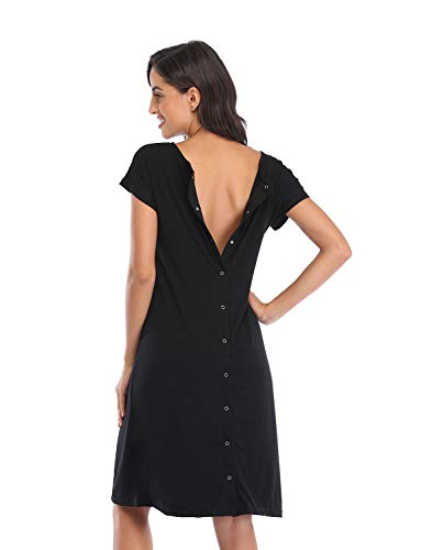 Soanhoo Maternity Nursing Dress for Labor and Breastfeeding