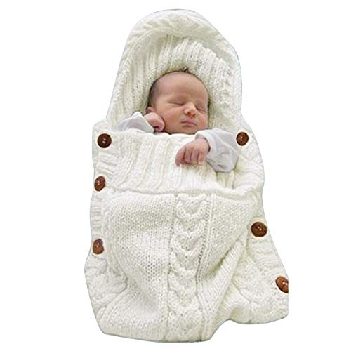 Cozy Newborn Swaddle Blanket for Baby (Beige)