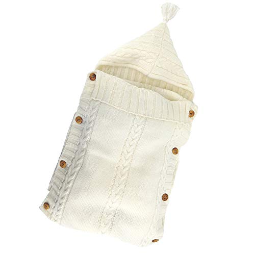 Cozy Newborn Swaddle Blanket for Baby (Beige)