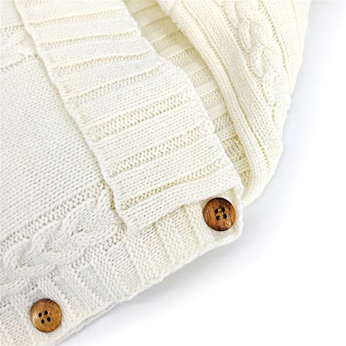 Cozy Newborn Swaddle Blanket for Baby (Beige)