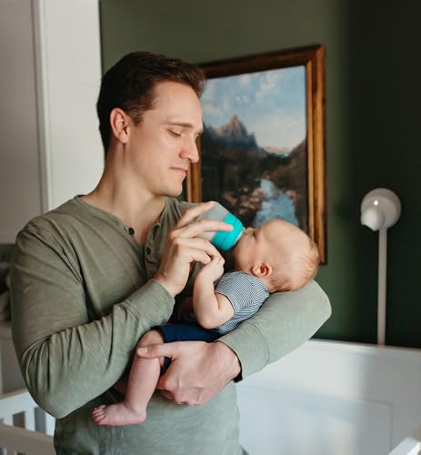 Nanobébé Silicone Baby Bottle, Anti-Colic, Natural 9oz