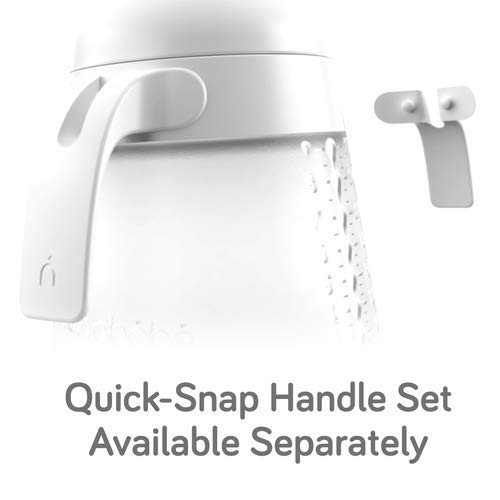 Nanobébé Silicone Baby Bottle, Anti-Colic, Natural 9oz