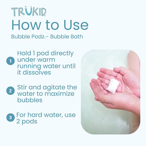 TruKid Bubble Podz Bubble Bath for Baby & Kids