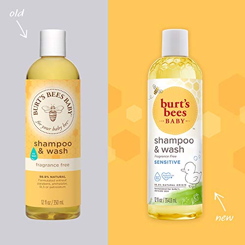 Burt's Bees Baby Shampoo and Wash Set, 2-in-1 Formula