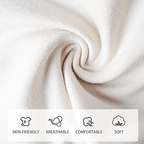 8 Pack Soft Baby Knot Beanie Hats 0-6 Months