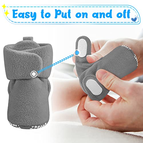 Goleem Fleece Baby Booties: Warm Cozy Slipper Shoes