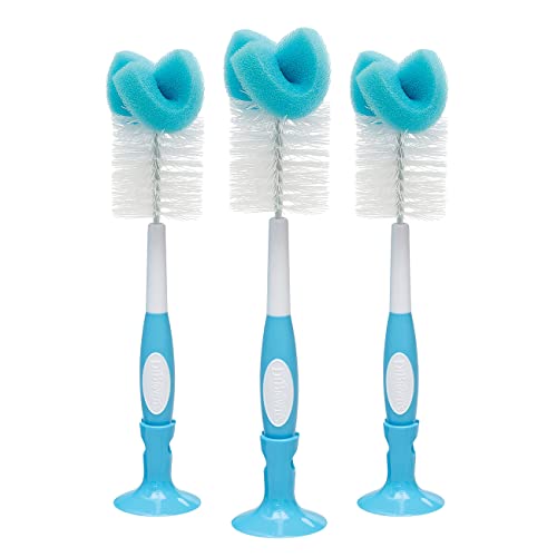 Dr. Brown's Baby Bottle Cleaning Brush - Blue - 3-Pack