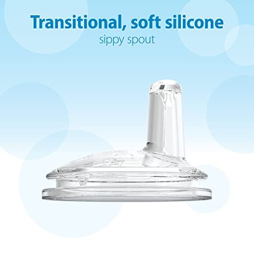 Dr. Brown's Silicone Handles Sippy Bottle, 9oz/270mL, 2-Pack