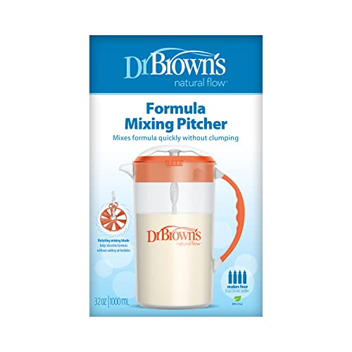 Dr. Brown's BPA-Free Baby Formula Mixer, Orange, 32oz