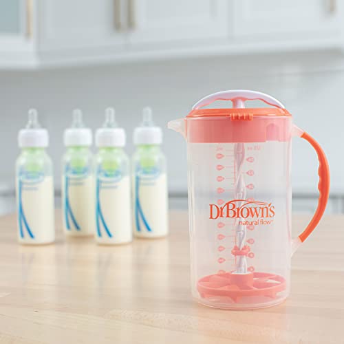 Dr. Brown's BPA-Free Baby Formula Mixer, Orange, 32oz