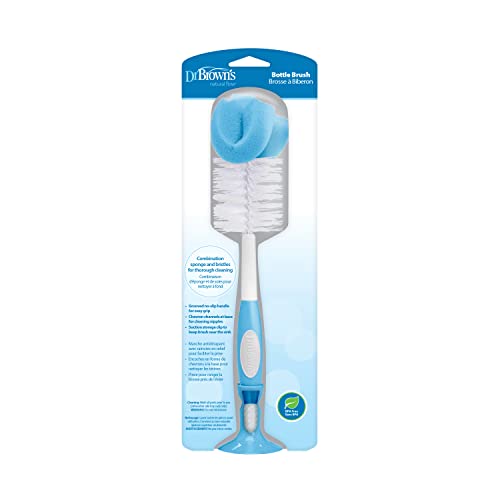 Dr. Brown's Sponge Baby Bottle Cleaning Brush, Blue