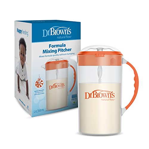 Dr. Brown's BPA-Free Baby Formula Mixer, Orange, 32oz