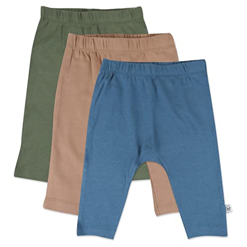 HonestBaby Organic Cotton Harem Pants Multi-Pack, Newborn