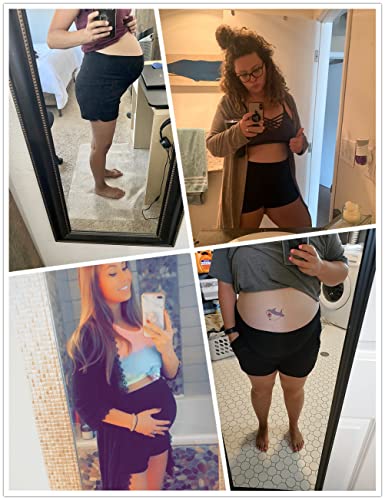 Maternity Shorts with Pockets for Pregnancy Comfort